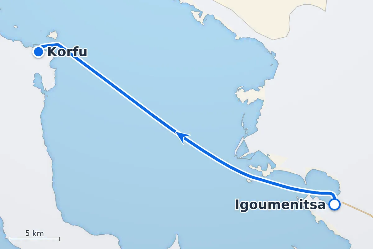 Igoumenitsa - Korfu