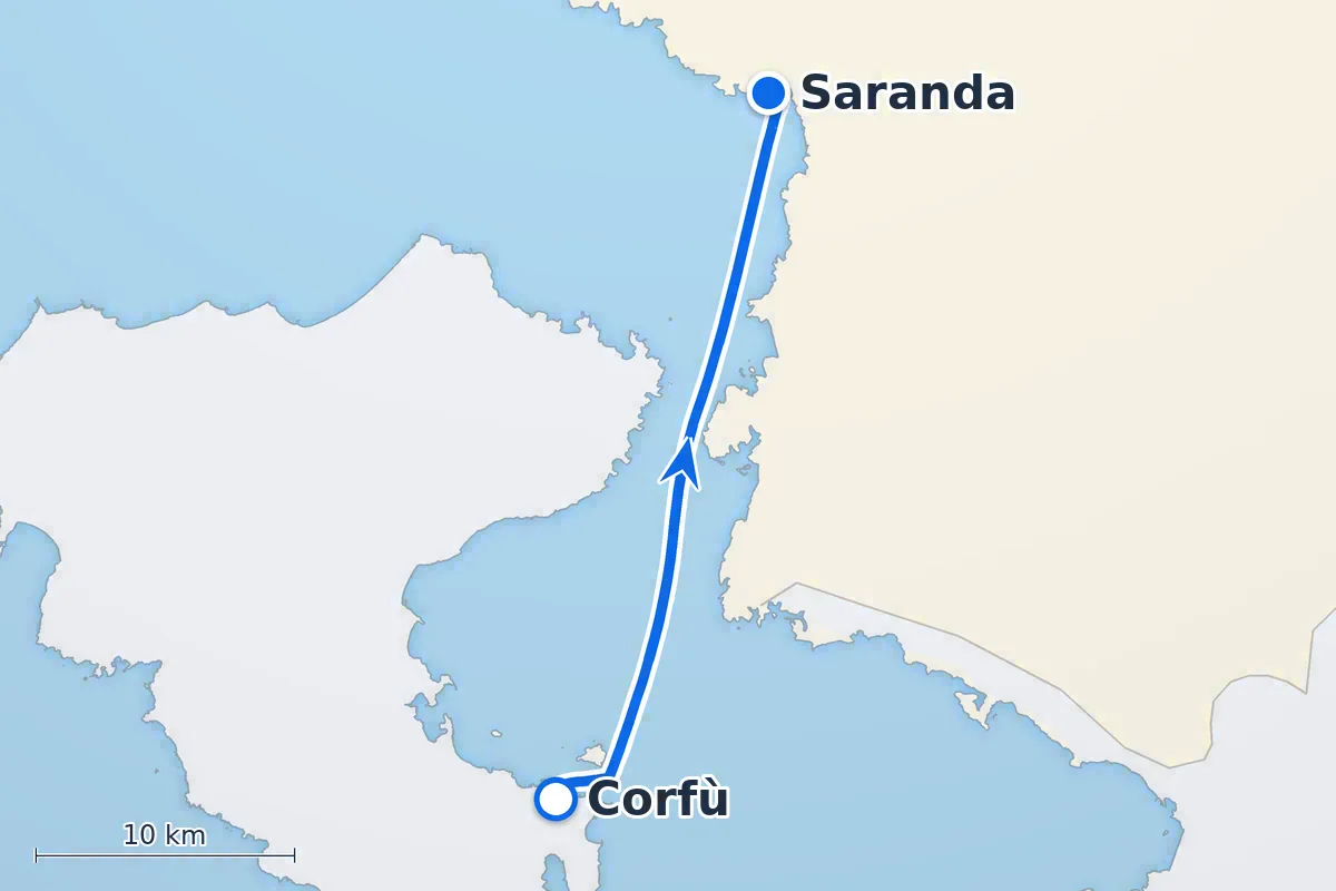 Corfù - Saranda